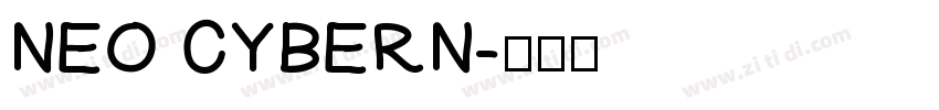 NEO CYBERN字体转换